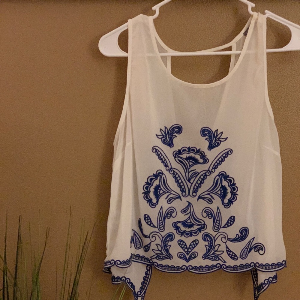Open back shirt